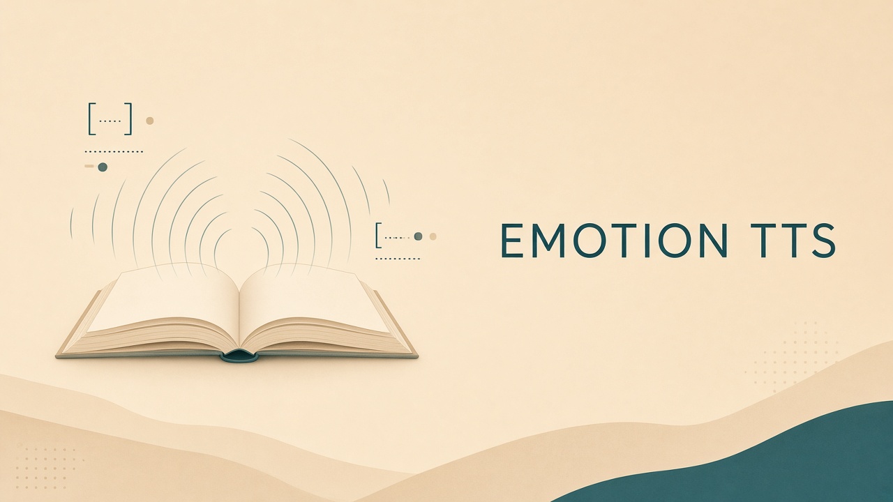 AI audiobook emotion TTS workflow with neural narration tags pacing and publisher QA listening