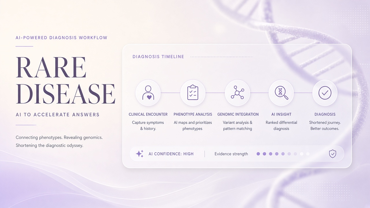 AI rare disease diagnosis workflow Face2Gene HPO phenotypes Exomiser genetic counseling verification