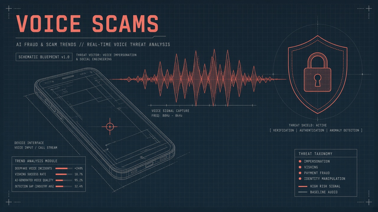 AI fraud trends 2026 voice cloning deepfake scams and agent-assisted phishing analysis