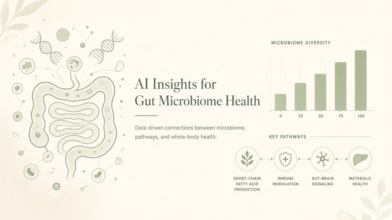 AI microbiome analysis gut health: multi-omics pipeline linking microbial taxa, metabolites, and host disease stratification