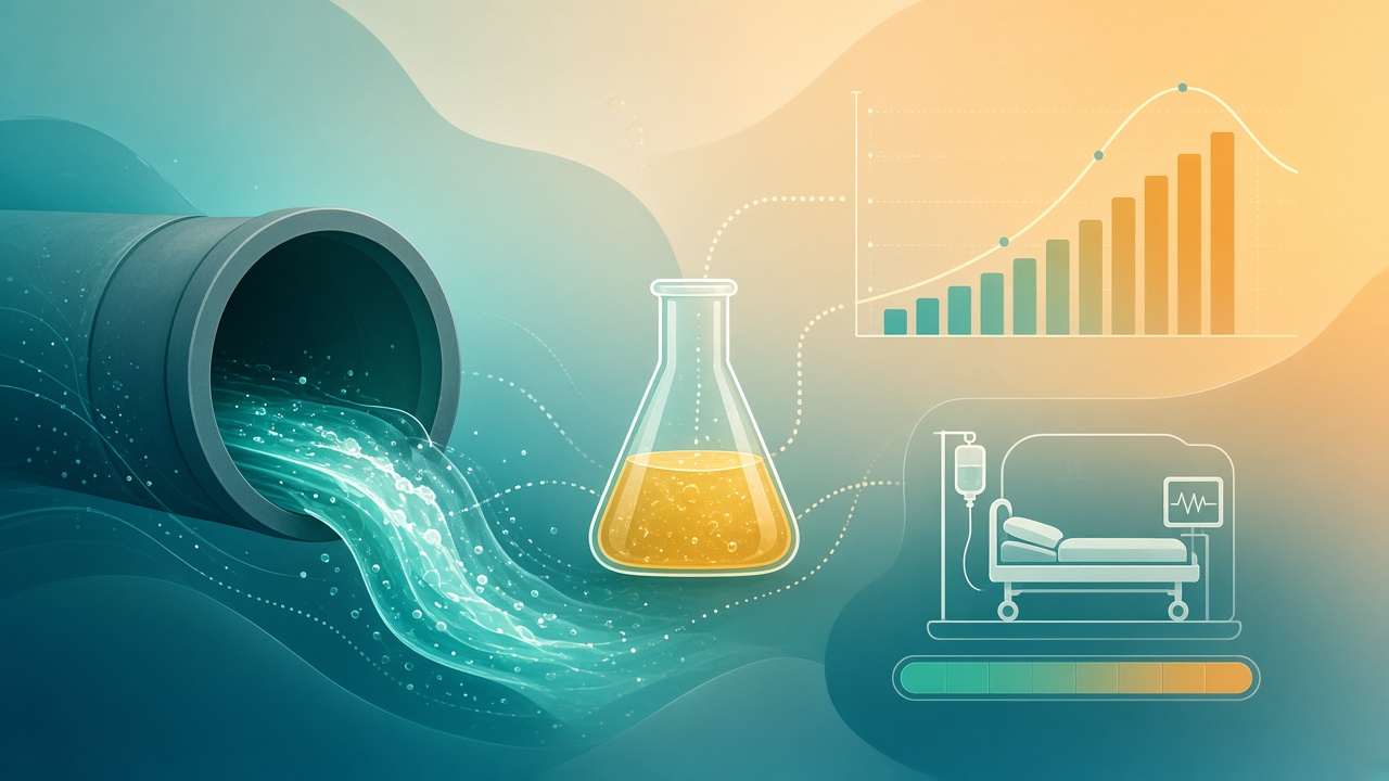 Wastewater surveillance AI pandemic: sewershed viral concentration time series feeding Bayesian forecasting models for hospital admission early warning