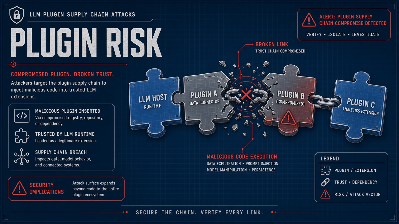 LLM plugin supply chain attack trends in 2026 MCP metadata poisoning and IDE extension threats