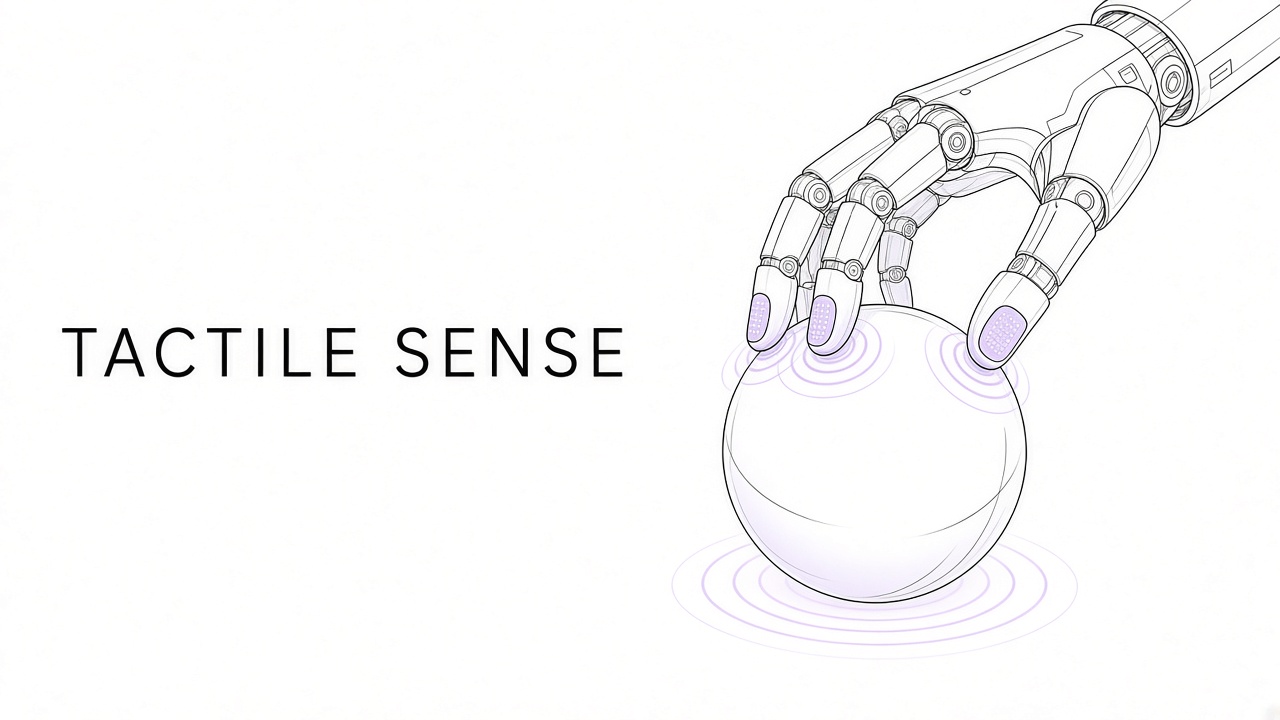 AI tactile sensing robot hand dexterous manipulation high resolution touch sensor in-hand