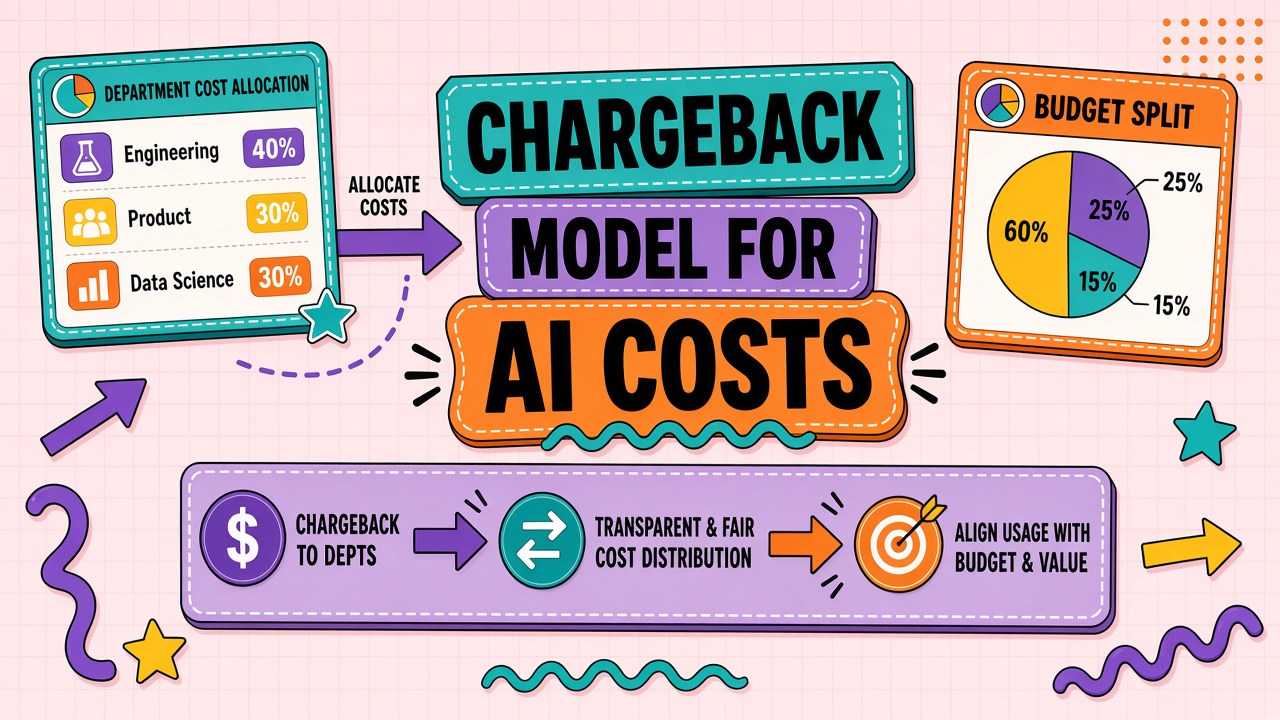AI cost chargeback models by department: showback, fixed allocation, usage-based