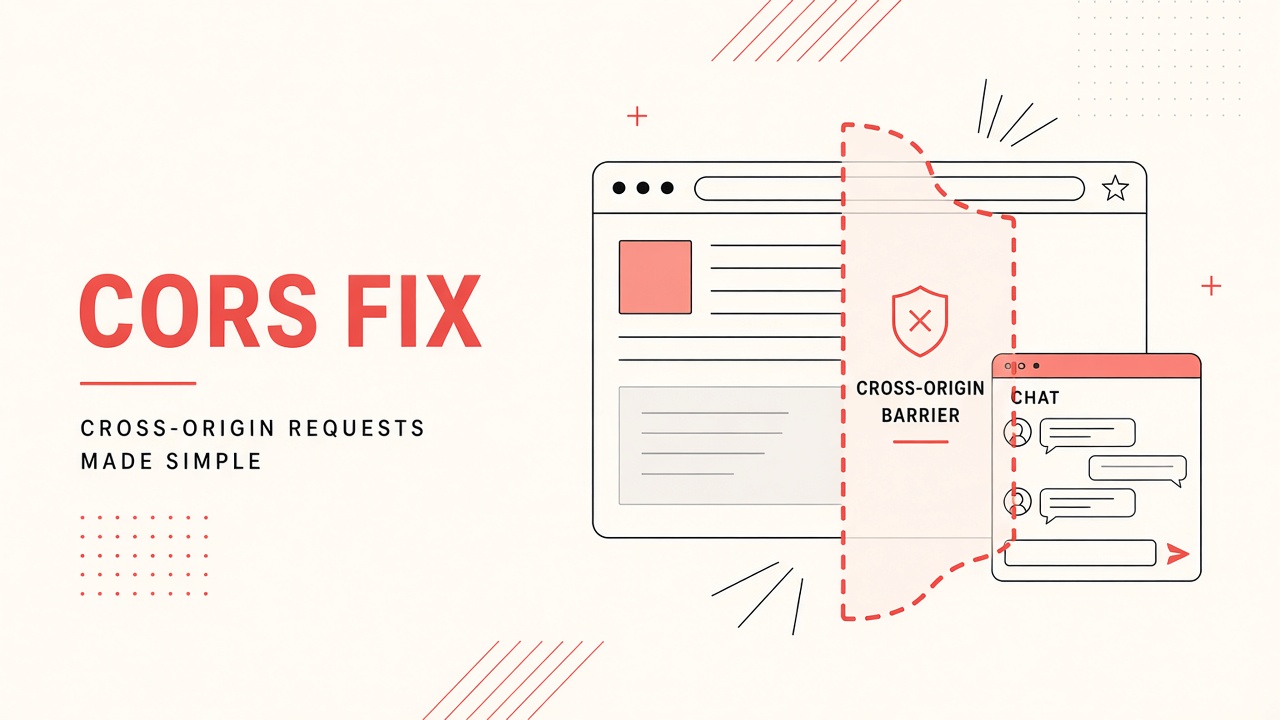 Fixing AI widget CORS errors: allowed origins, credentials, reverse proxy headers, and embedded chatbot setup