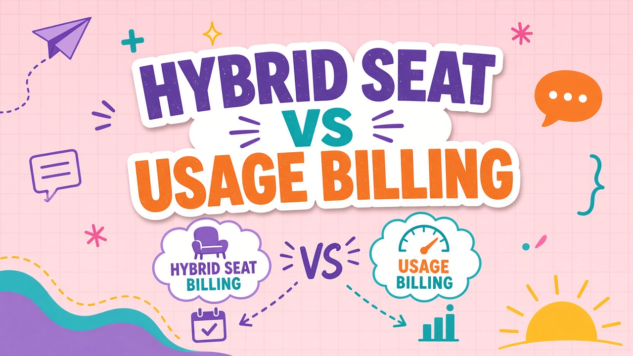 Hybrid AI billing: per-seat access plus metered usage on one invoice