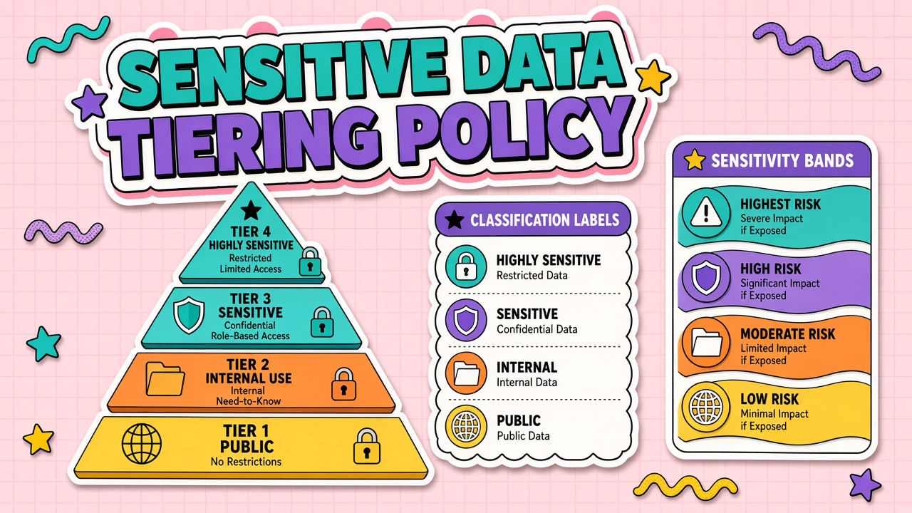 Sensitive data tiering policy for AI tool usage: classification tiers and approved workflows