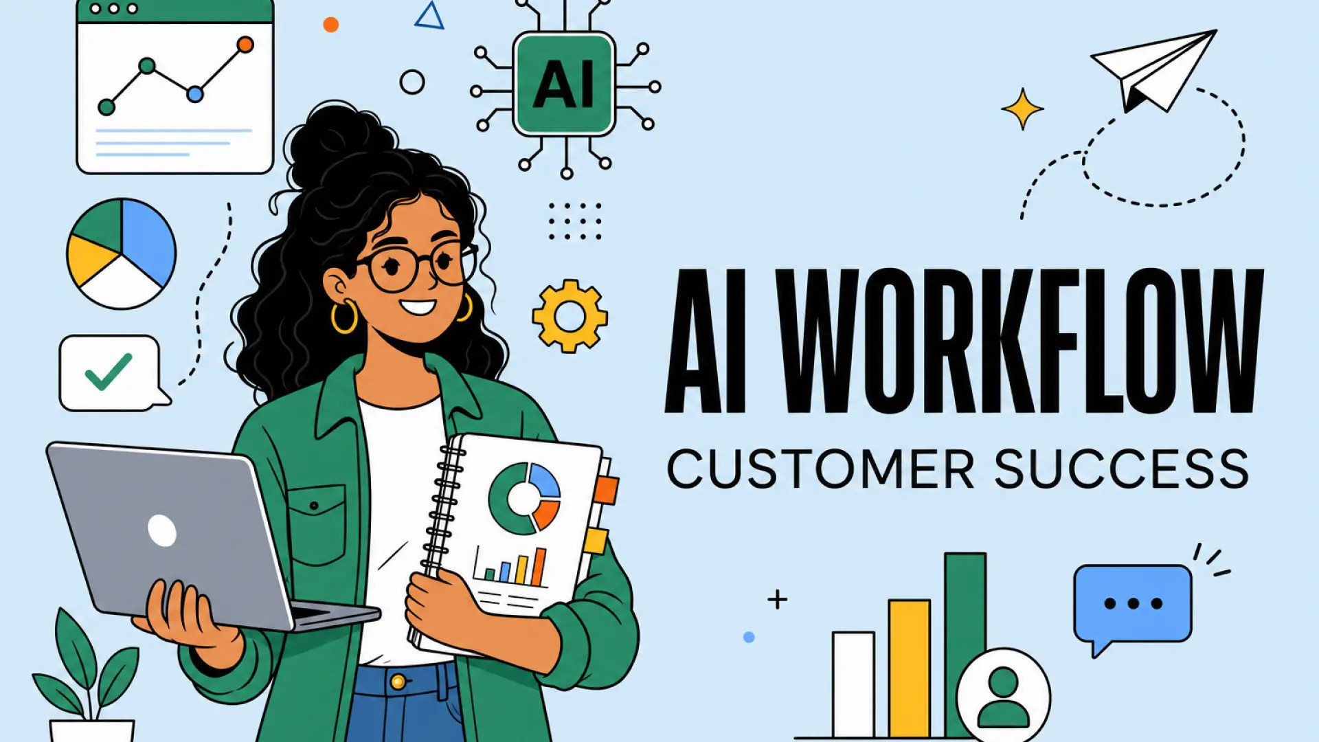 AI workflow for customer success QBR preparation: usage data to executive deck