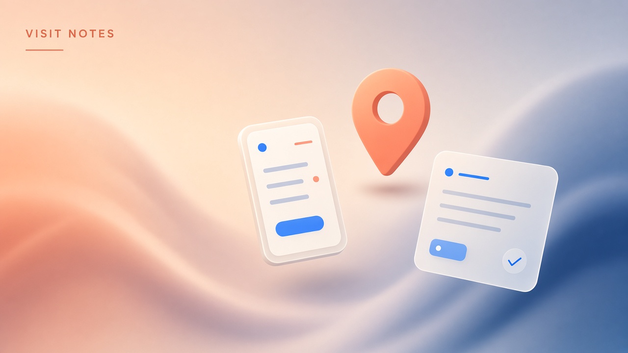 AI workflow for field sales reps capturing and structuring customer visit summaries into CRM