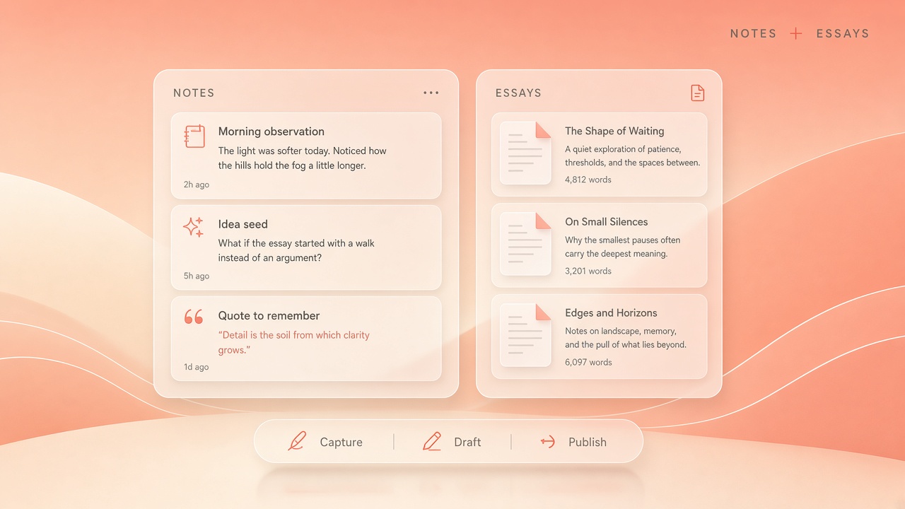 AI workflow for Substack Notes, long-form essays, and subscriber-sensitive publishing