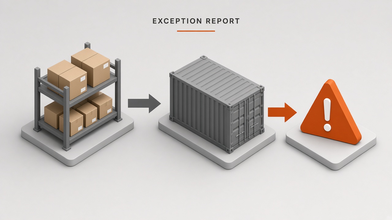 AI workflow for supply chain analysts summarizing inventory and shipment exceptions from ERP exports