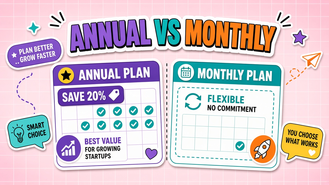 Annual vs monthly AI plans: discount math, cancellation terms, and when flexibility beats lock-in