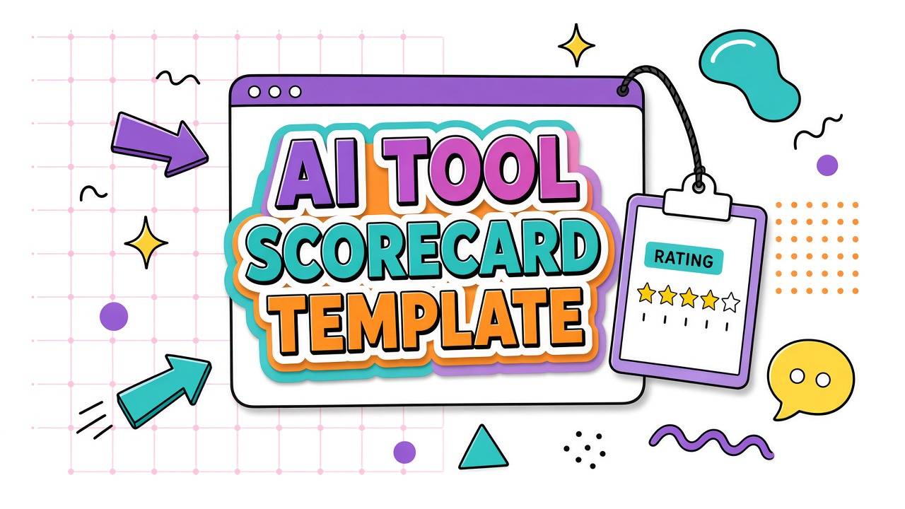 Building an AI tool scorecard: reusable evaluation template with criteria weights and governance integration