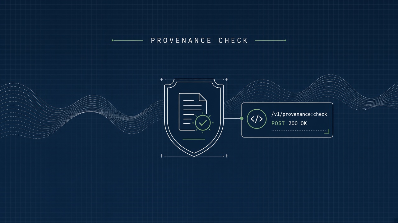 EU AI watermark detection API for synthetic media provenance and transparency compliance