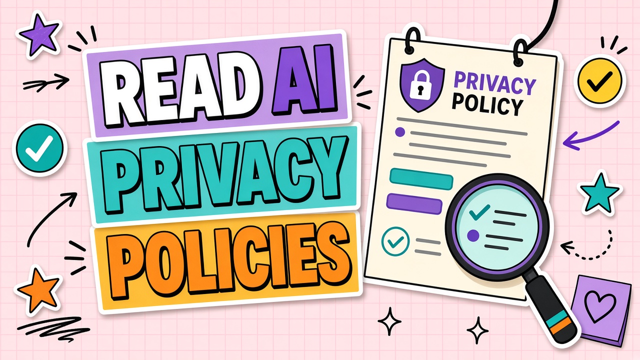 How to read an AI tool privacy policy in 15 minutes: six sections that matter and red flags to watch