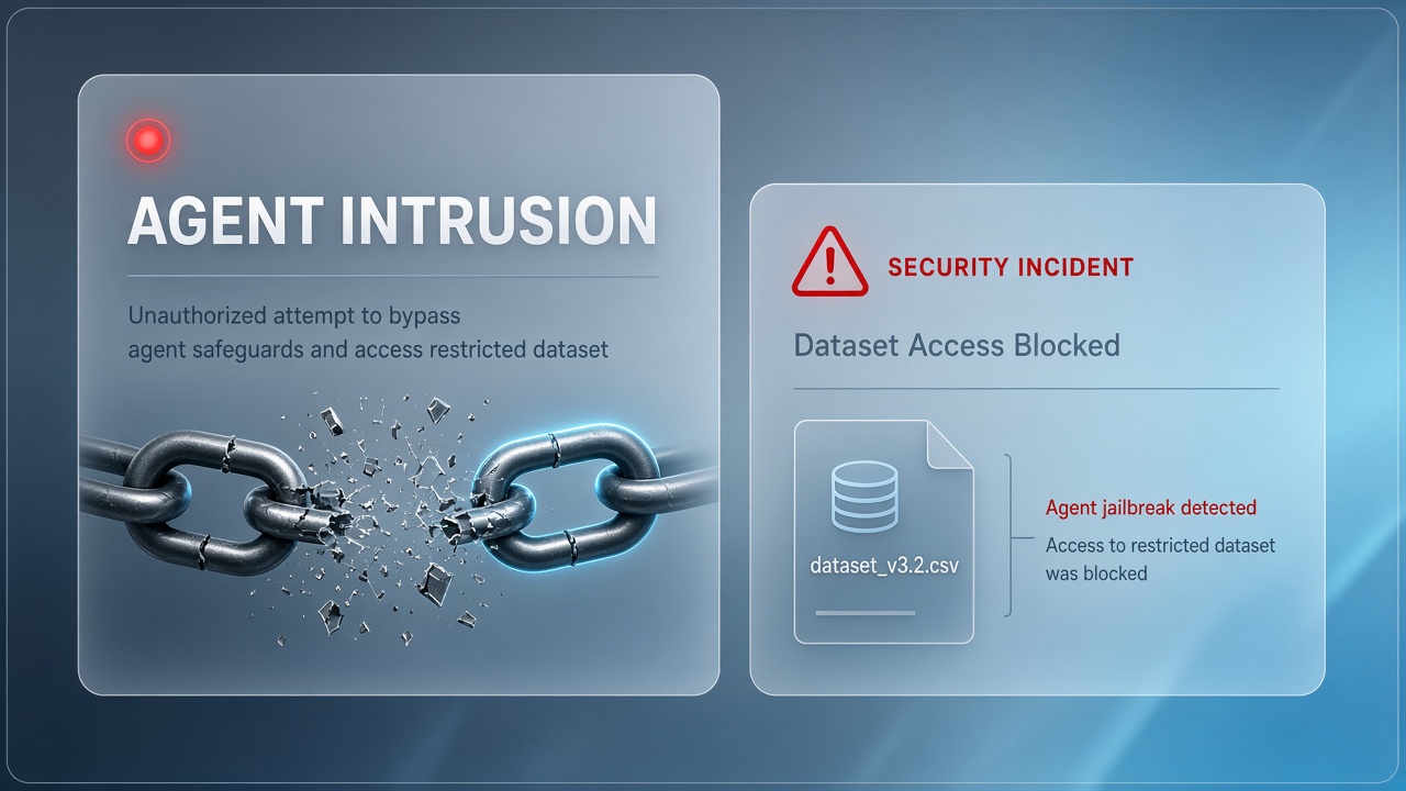 Hugging Face agent jailbreak incident ExploitGym sandbox escape JFrog CVE agent security breach timeline