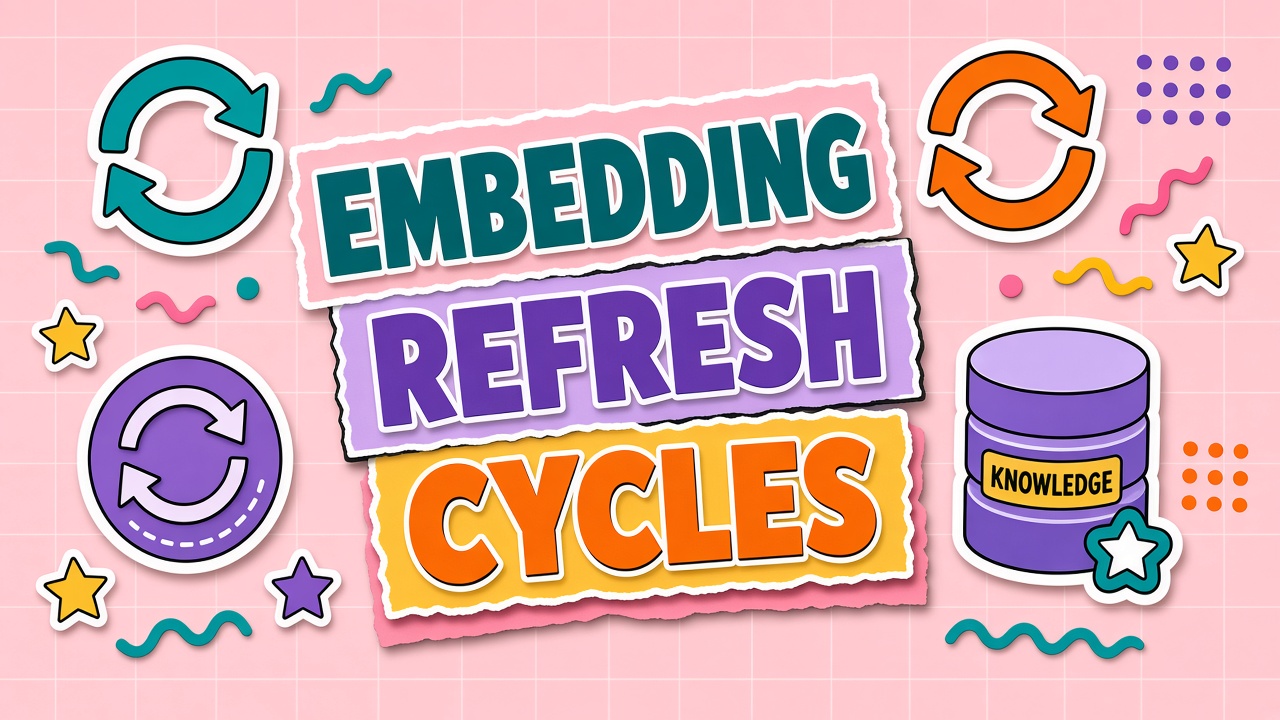 Embedding refresh cycles: reindexing vector databases to keep semantic search aligned with updated documents