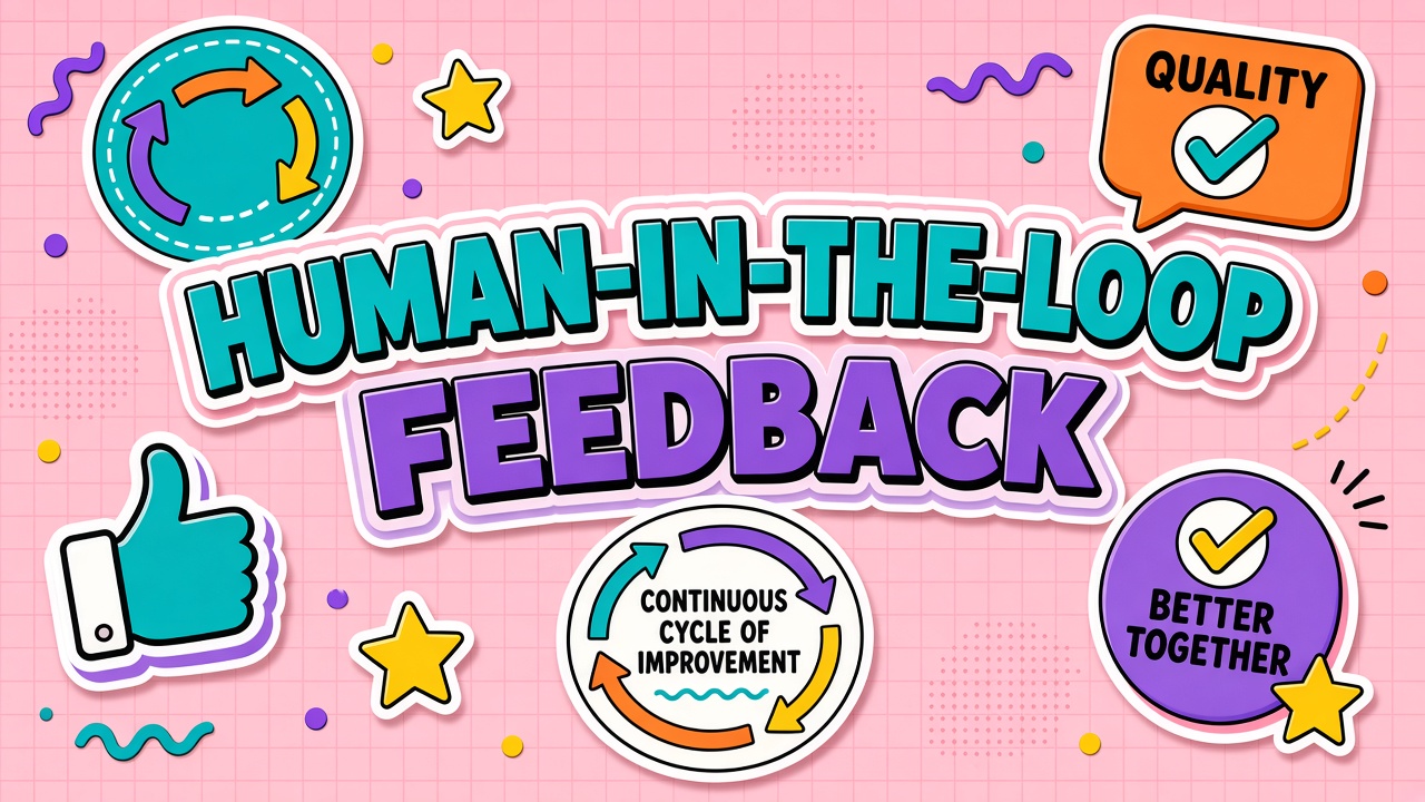 Human feedback loops in AI tool workflows: RLHF, review queues, and quality signals