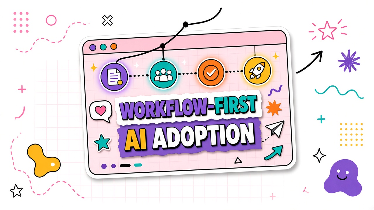 Workflow-first AI adoption: map your current process, define success metrics, and run a short pilot before adding another tool to the stack