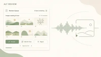 AI Alt Text at Scale: Workflows for Publishers, Auditors, and Screen Reader Users