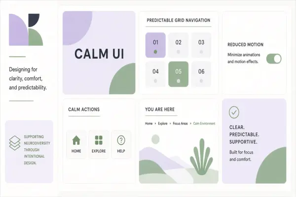 Autism-Friendly UI Design Patterns Assisted by AI