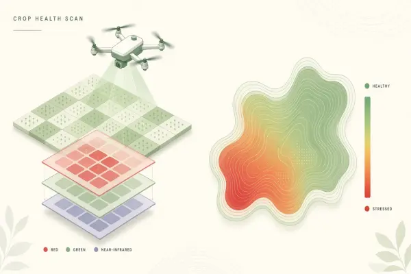 AI Crop Disease Detection From Drone Multispectral Imagery