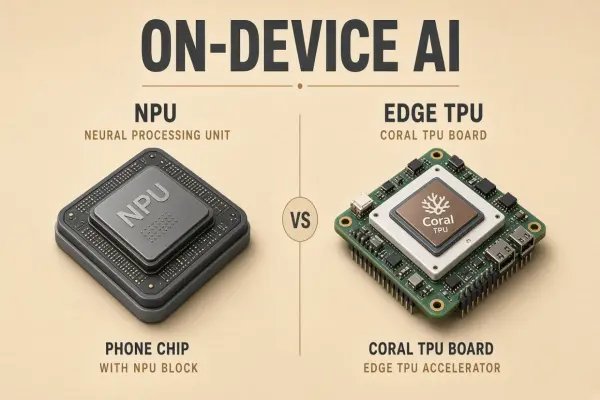 Edge TPU vs NPU: Picking On-Device AI Hardware