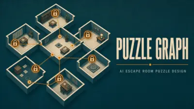 AI Escape Room Puzzle Generation: Coherent Narrative Locks for Venue Designers