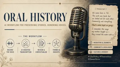 AI for Oral History Projects: Transcription and Thematic Coding