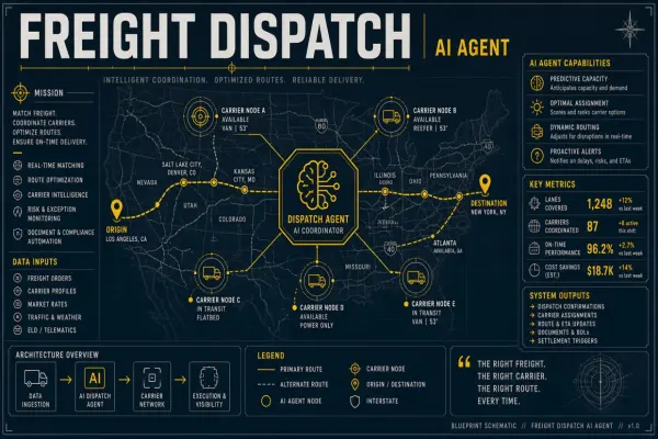 AI Freight Dispatch Agents: What They Automate and What They Cannot