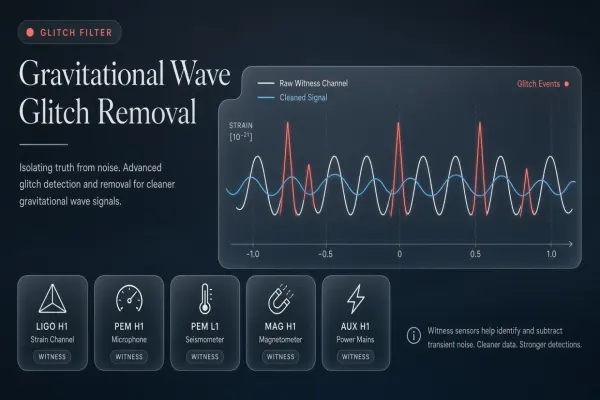 AI Gravitational Wave Glitch Removal: Cleaning LIGO Data for Black Hole Mergers