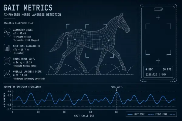 AI Horse Gait Lameness Detection: Smartphone Video for Equine Vets