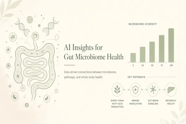AI Analysis of the Gut Microbiome for Health Insights