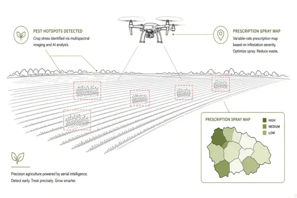 Drone-Based Pest Detection in Agriculture with AI