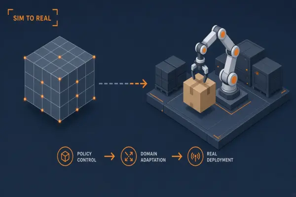 Sim-to-Real Robotic Grasping: How AI Transfers From Simulation to Warehouse Floors