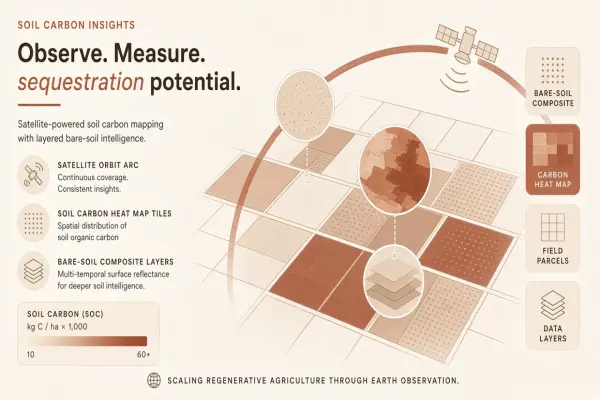 Satellite AI for Soil Carbon Measurement
