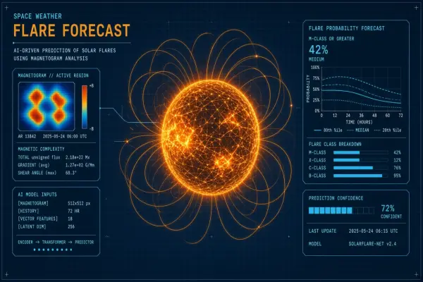 AI Solar Flare Prediction: Forecasting Space Weather Before Satellites Fail