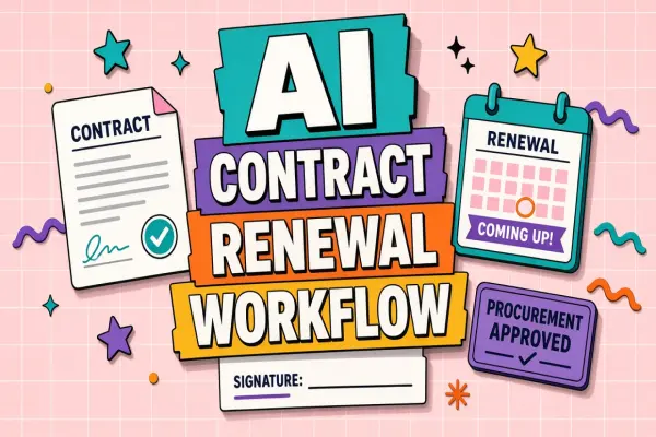 AI Tool Contract Renewal Workflow for Procurement