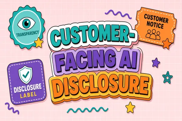 Workflow for Customer-Facing AI Disclosure