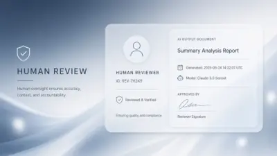 Documenting Human Oversight for AI-Assisted Decisions