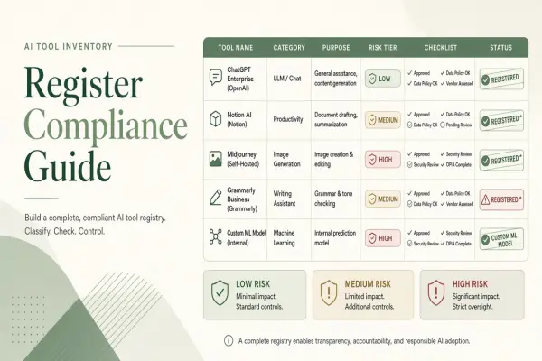 AI Tool Inventory Register: Fields Regulators Expect