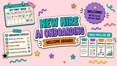 New Hire First Week: AI Tool Onboarding Sequence
