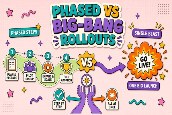 Phased vs Big-Bang AI Tool Rollouts: Choosing a Strategy
