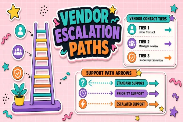 Documenting Vendor Escalation Paths for AI Tools