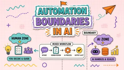 Drawing Automation Boundaries in Mixed AI Workflows