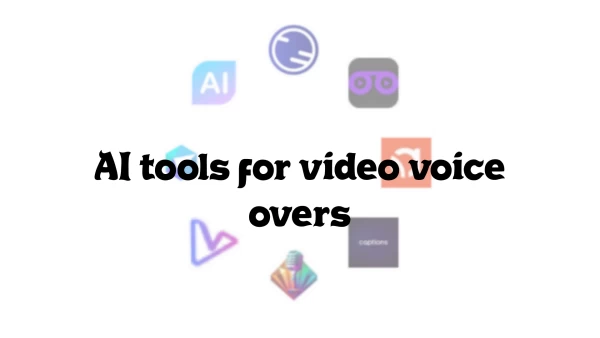 AI tools for video voice overs