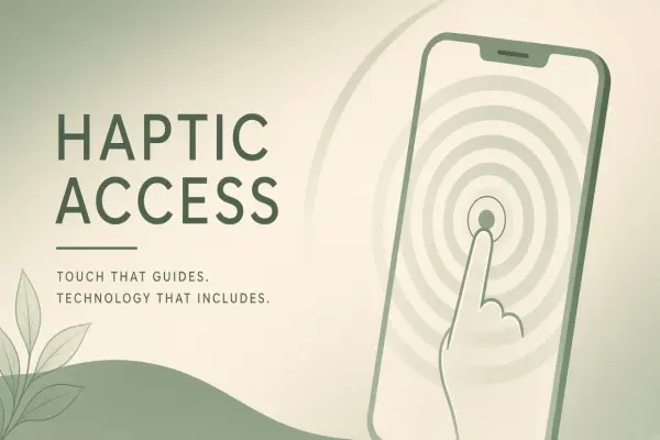 AI-Enhanced Haptic Feedback for Touchscreen Accessibility