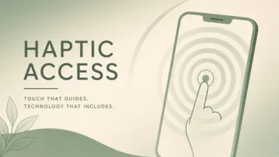 AI-Enhanced Haptic Feedback for Touchscreen Accessibility
