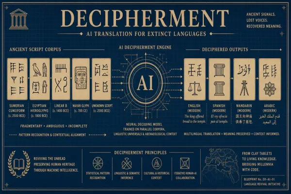 AI for Extinct Languages: Decipherment Hype vs Scholarly Workflow