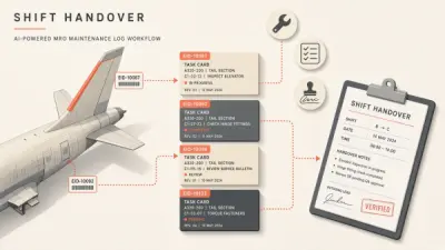 AI Workflow for Aviation MRO: Maintenance Log Summaries and Shift Handovers